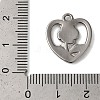 Tarnish Resistant 304 Stainless Steel Charms STAS-N103-59P-3