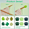 18Pcs 6 Styles Silicone Beads SIL-HS0001-08-4