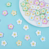 Plumeria Flower Opaque Resin Cabochons CRES-BM0001-01A-7