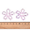 Plated UV Acrylic Beads LS-TACR-S161-04B-4