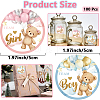 Flat Round Self-Adhesive Stickers DIY-WH0928-002-2