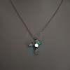 Alloy with Luminous Resin Bead Inside Pendant Necklaces for Women Men FS-WG4D5C2-17-1