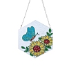 Sunflower with Butterfly DIY Diamond Painting Pendant Decoration Kits PW-WG855C0-01-5