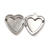 Non-Tarnish 316 Surgical Stainless Steel Locket Pendants STAS-C077-01P-3