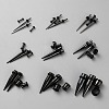 1Set 304 Stainless Steel Ear Plugs Gauges EJEW-BBC0001-70C-1