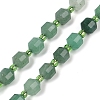 Natural Green Aventurine Beads Strands G-O201B-104E-2