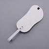 Mediterranean Style Pine Wood Wall Hooks AJEW-WH0017-07-2