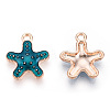 Alloy Enamel Pendants ENAM-CJC0014-02A-1