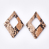 Imitation Leather Big Pendants WOVE-S118-13E-2
