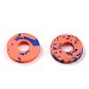 Handmade Polymer Clay Beads CLAY-YW-6.0mm-A40-1