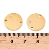 316 Surgical Stainless Steel Micro Pave Cubic Zirconia Links connectors STAS-K178-23G-3