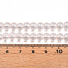 Baking Paint Transparent Glass Beads Strands LS-DGLA-N006-6mm-02-4