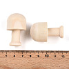 Unfinished Wood Mushroom Ornaments WOOD-T032-10-3