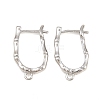 Brass Hoop Earring Findings KK-K340-39P-1