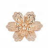 Brass Cabochon Rhinestone Settings KK-S353-023LG-2