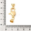 Brass Lobster Claw Clasps KK-U059-52G-01-3