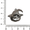 Halloween Brass Enamel Pendants KK-F915-01F-B-3