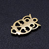 201 Stainless Steel Hollow Charms STAS-Q201-JN275-2-2