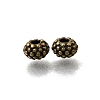 Tibetan Style Alloy Bumpy Spacer Beads AL-CBA3B63-09AB-1
