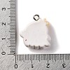 Halloween Theme Opaque Resin Pendants RESI-D075-04F-3