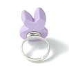 Bunny Resin Finger Ring RJEW-JR00638-01-4
