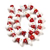 Handmade Lampwork Bumpy Beads Strands LAMP-U001-01E-1-1