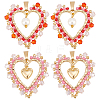 8Pcs 2 Styles Alloy Pendants PALLOY-GO00027-1