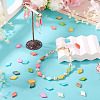 80Pcs 8 Colors Dyed Natural Freshwater Shell Beads SHEL-TA0001-26-8