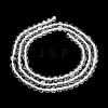 Natural White Topaz Beads Strands X-G-P627-3mm-02-3