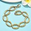 304 Stainless Steel Link Chain Bracelets for Women BJEW-B169-04B-G-3