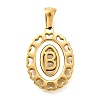 Golden 304 Stainless Steel Pendants STAS-K300-02G-B-1