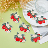 10Pcs Polyester Embroidered Cloth Patch PATC-HS0001-08-5