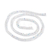 Transparent Electroplate Glass Beads Strands EGLA-F156-AB06-2