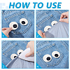 Polyester Clothing Patches PATC-WH0022-46F-3