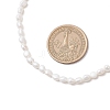 Natural Keshi Pearl Two Sides Polished Beaded Necklaces for Women NJEW-JN05336-01-4