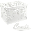 Wood Wedding Money Box Holder with Sign DJEW-WH20011-001B-1