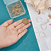 60Pcs Brass Pendants KK-HS0015-13-3