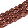 Synthetic Goldstone Beads Strands G-T142-22-4