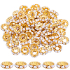 100pcs Alloy Spacer Beads FIND-SC0021-51G-1