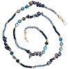 1Pc Polymer Clay with Alloy and Crystal Neck Strap for Eyeglasses AJEW-CN0005-04D-1