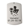 Non-Tarnish 304 Stainless Steel Pendants LS-STAS-C098-01A-P-1
