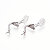 925 Sterling Silver Clip-on Earring Findings STER-T008-155P-2