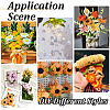 DIY Sunflower Twist Stick Making Kits AJEW-SC0032-03-7