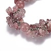 Natural Strawberry Quartz Beads Bracelets BJEW-JB04162-2
