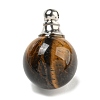 Natural Tiger Eye Perfume Bottle Pendants G-K338-22P-07-1