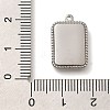 304 Stainless Steel Pendants STAS-S148-06P-3