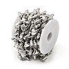 304 Stainless Steel Heart Link Chains CHS-G042-04P-3