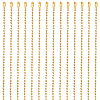 30Pcs Iron Ball Chain Necklace Making MAK-SP0001-08G-1
