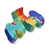 PVC Plastic Claw Hair Clips for Women Girl OHAR-D001-04-2