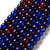 Spray Painted Crackle Glass Beads Strands X-CCG-Q002-10mm-12-5